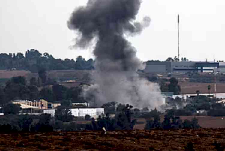 IDF fighter planes hit Hezbollah terror infrastructure in Lebanon (IANS FROM ISRAEL)