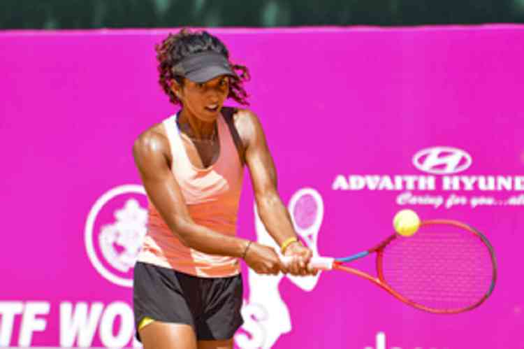 Tennis: Yashaswini scores upset win in ITF Women’s World Tour event in Bengaluru