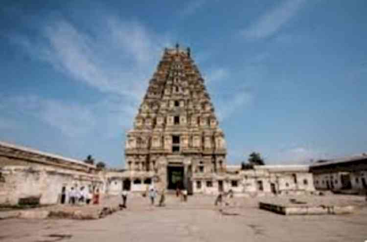 Hampi temple pillar disfigured: Clerk suspended in K'taka