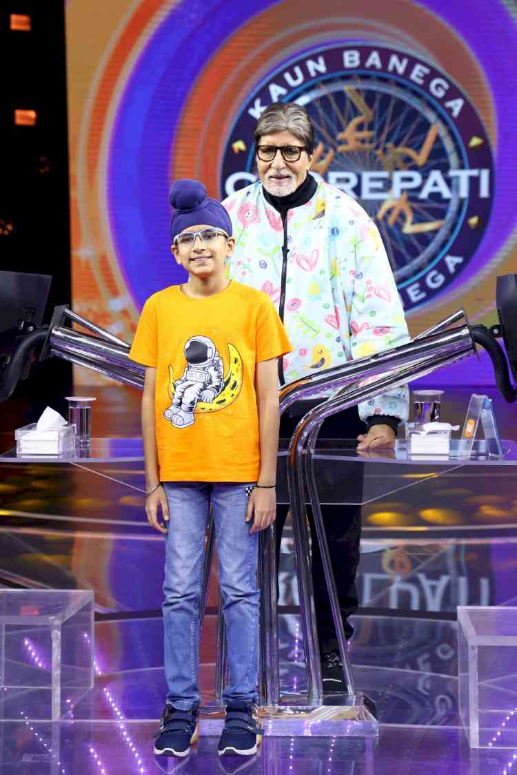 “A very special moment for me was when Amitabh Sir made me wear his jacket” says ‘KBC Kid’s Juniors Week’ contestant Guransh Singh