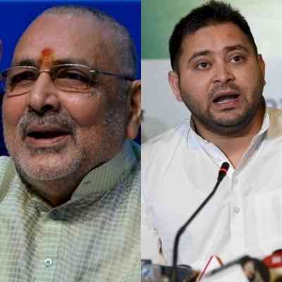 Tejashwi Yadav accuses Giriraj Singh of doing communal politics