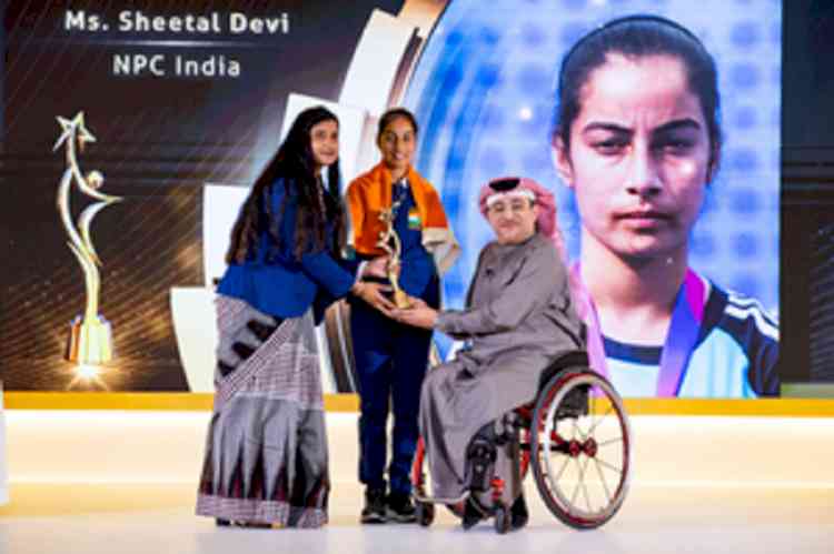 Sheetal Devi win best young athlete award in APC conference