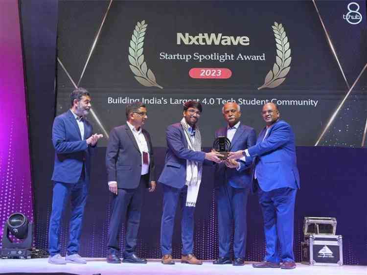 NxtWave Awarded the Startup Spotlight Award by T-Hub