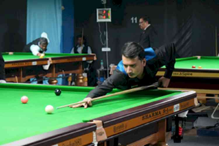 Kothari v Md Hussain & Shoaib v Gupta in men’s 15-Red snooker semis