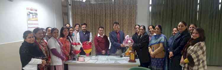 Dr Deepak Kumar Gupta took charge 