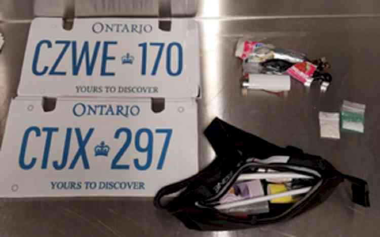 Three Indo-Canadians held after police seize fake cardboard licence plates