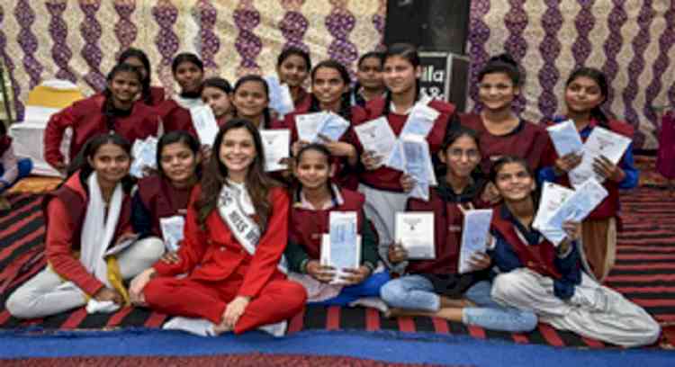 Miss Colombia 2022 embarks on an inspirational educational mission in India
