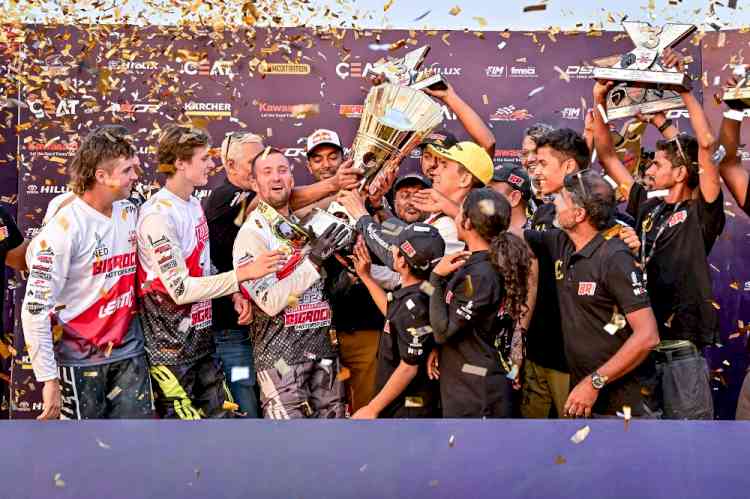 Home Team BigRock Motorsports wins inaugural season of the Ceat Indian Supercross Racing League