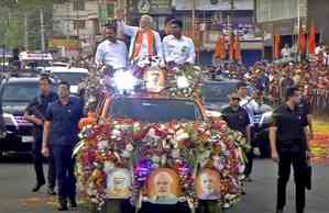 PM Modi accorded rousing reception in Coimbatore