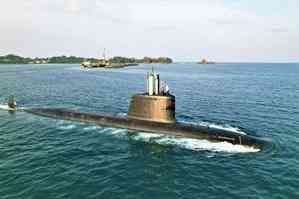 Indian Navy submarine makes inaugural visit to Campbell Bay in Nicobar islands