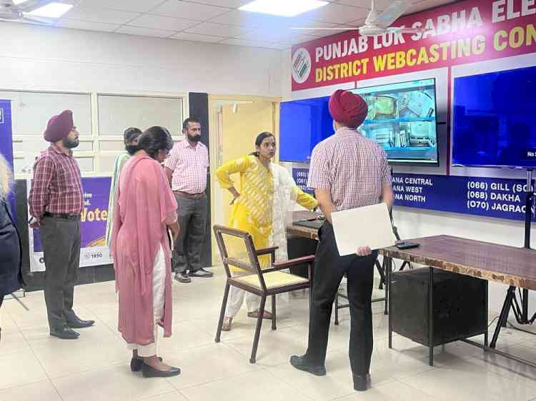 DEO Sakshi Sawhney inspects Integrated Election Control centre