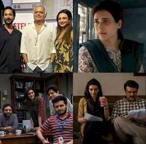 Hansal Mehta celebrates one year of hit OTT show & Pratik Gandhi's launchpad, ‘Scoop’