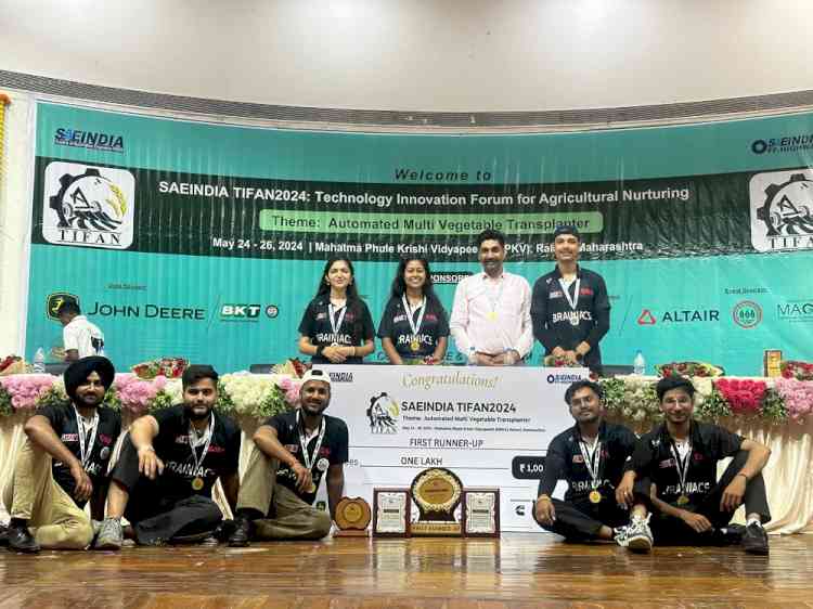 GNA University Team Secures Runner-Up Prize at National Level Competition