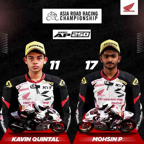 Honda Racing India riders gears up for Round 3 of 2024 FIM Asia Road Racing Championship in Japan