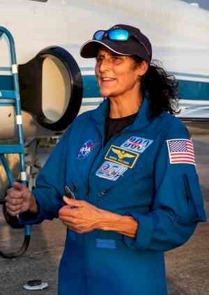 Sunita Williams dances her way to international space station