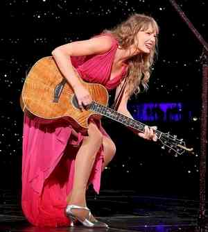 Taylor Swift suffers ‘weird cramp’ during Edinburgh leg of Eras tour