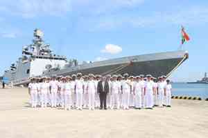 Indian Navy stealth frigate reaches Japan's Yokosuka for joint maritime exercise