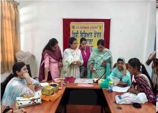 PAU-KVK SAMRALA INSPIRES RURAL WOMEN AND GIRLS WITH HANDS-ON VOCATIONAL TRAINING IN CLOTHING EMBELLISHMENT