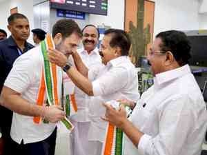Rahul Gandhi arrives in Kerala to thank people of Wayanad