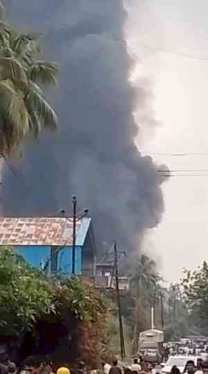 Maha: Massive fire breaks out in Dombivali chemical company, second in 3 weeks 