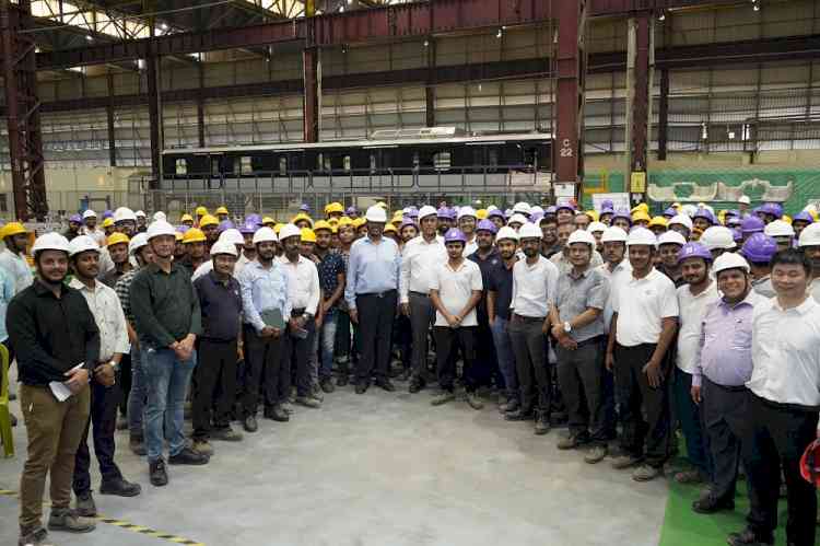 Titagarh Rail Systems Limited commences Trainset Production for Bengaluru Metro's Yellow Line