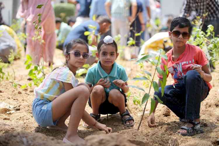 CT Group commemorates Sri Guru Nanak Dev Ji’s 555th Birth Year by planting 555 trees using Miyawaki Technique