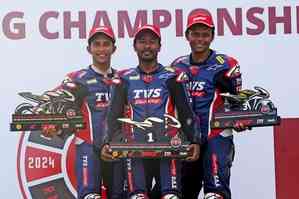 National Motorcycle Racing: Double delight for Sarthak, Basim, Rakshitha and Kaushik