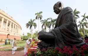 'No consultation': Kharge slams relocation of Mahatma, Dr Ambedkar statues in Parliament complex