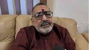 Giriraj Singh calls Congress 'black spot' on India over EVM remarks