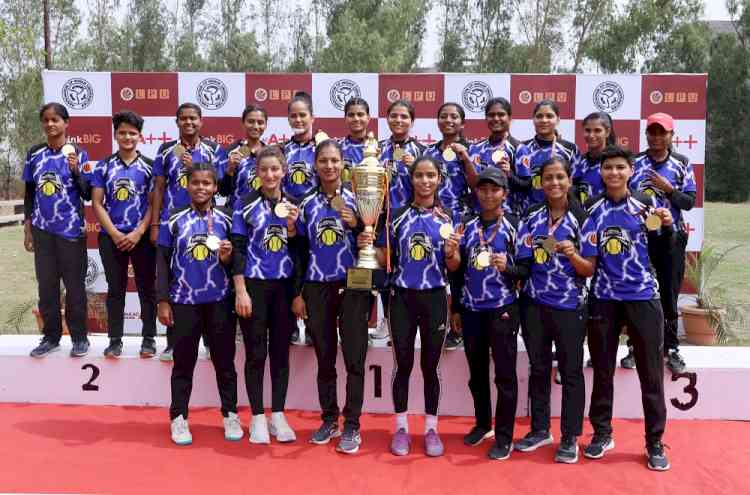 Lovely Professional University Women's Softball Team won All India Inter University Softball Women's Tournament
