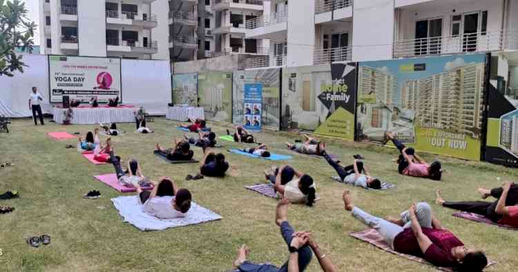Hampton Homes celebrated International Yoga Day 
