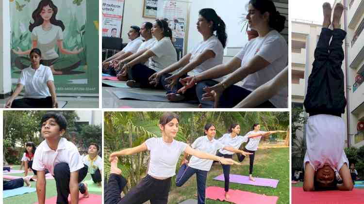 Innocent Hearts Group celebrates International Yoga Day with the theme 'Yoga for Self and Society'