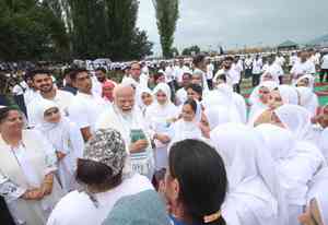 PM Modi interacts with Yoga Day participants in J&K’s Srinagar