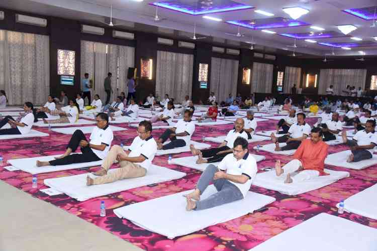 International Yoga Day organised in RCF Kapurthala