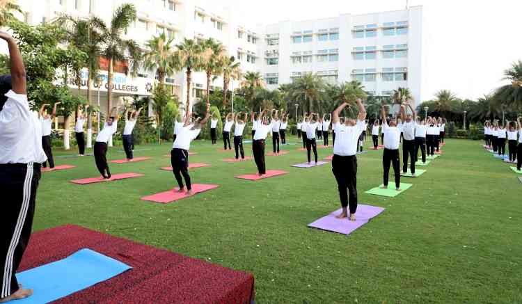 One week Yoga Camp held at CGC Jhanjeri