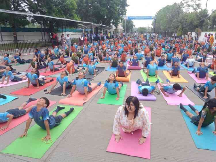 The Millennium School, Indore Celebrates International Yoga Day with Great Zeal