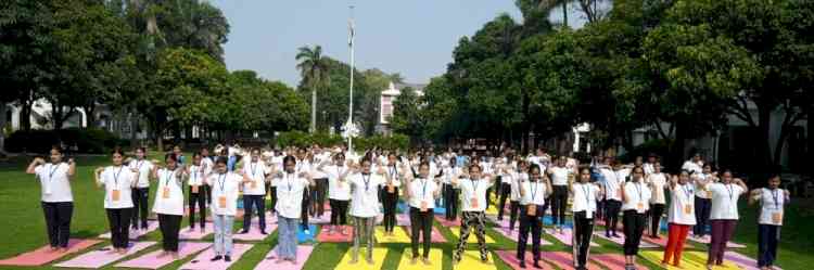 KMV celebrates 10th International Yoga Day