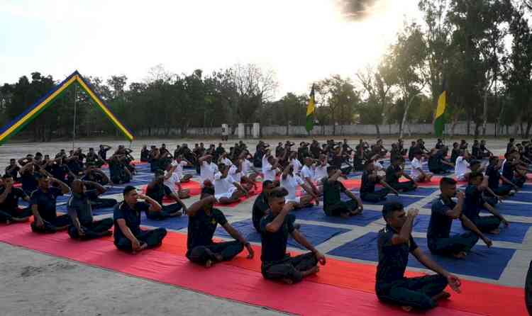 Vajra Corps celebrates 10th International Day of Yoga