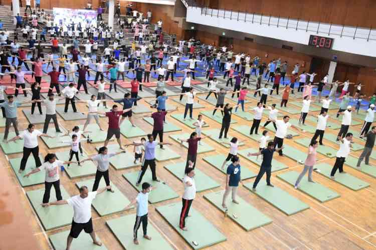 7 Days Yoga Camp culminated at Panjab University
