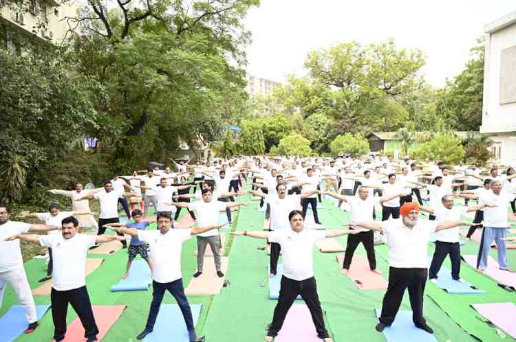 ICAI Celebrates 10th International Day of Yoga with Sessions Across 176 Branches and 5 Regional Council to Promote Members Well-being