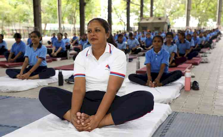 LPU celebrated International Yoga Day 2024 with students and faculty