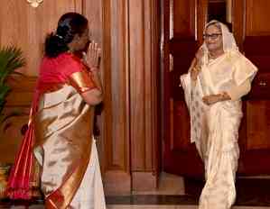 Bangladesh PM Hasina calls on President Murmu before wrapping up India visit