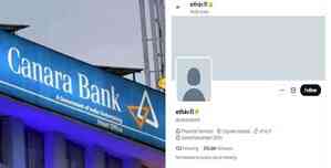 Canara Bank's social media account on X hacked