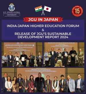 JGU's Sustainable Development Report 2024 released in Tokyo at India-Japan Higher Education Forum