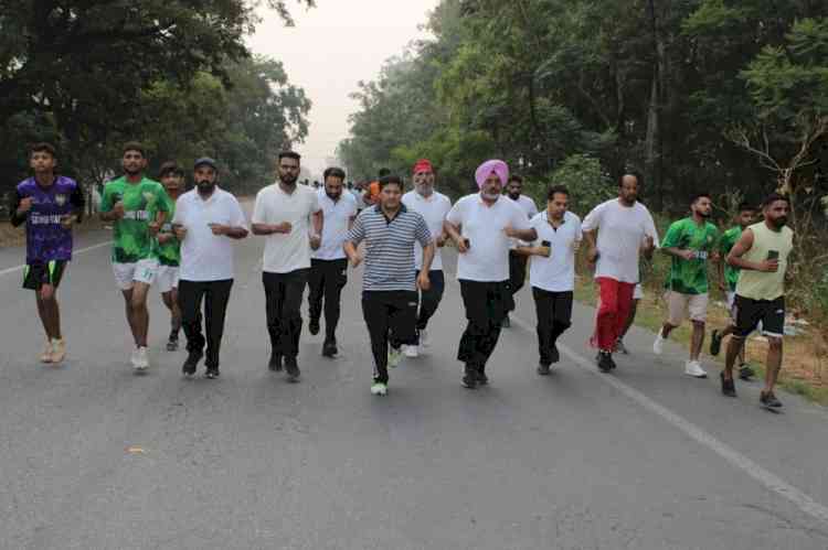 Khanna Police hold ‘Walk -and-Run’ Marathon to raise voice and awareness against drug abuse and illicit trafficking