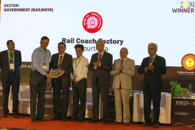 RCF Kapurthala wins Prestigious Golden Peacock Award for Energy Efficiency-2024