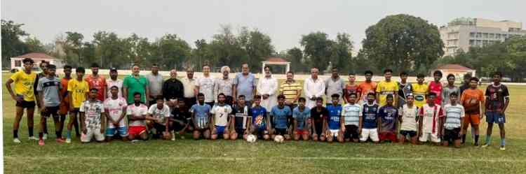 Commencement of Summer Football Coaching Camp at Lyallpur Khalsa College