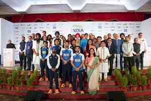 Paris bound Indian athletes buoyant at IOA ceremonial send-off
