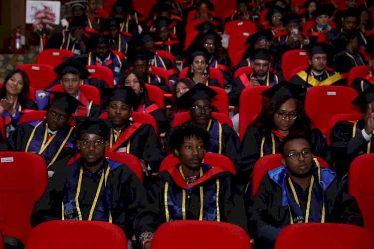 Graduation ceremony 2023- 2024 for Sharda University's overseas students