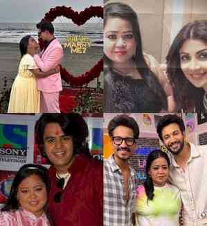Haarsh Limbachiyaa wishes 'amazing wife' Bharti Singh 'endless love' on her 40th b'day